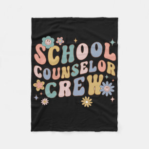 Cobertor De Velo Orientador Escolar Groovy Retro Equipe Professora