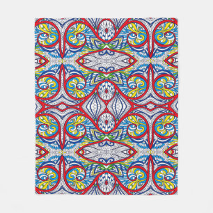 Cobertor De Velo Ornamental Tribal Seamless pattern. Illustration.