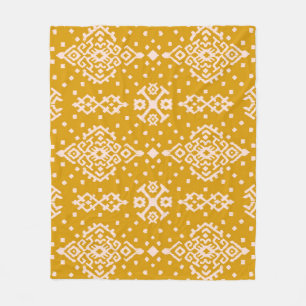 Cobertor De Velo Ornamento folclórico Ikat - textura étnica.