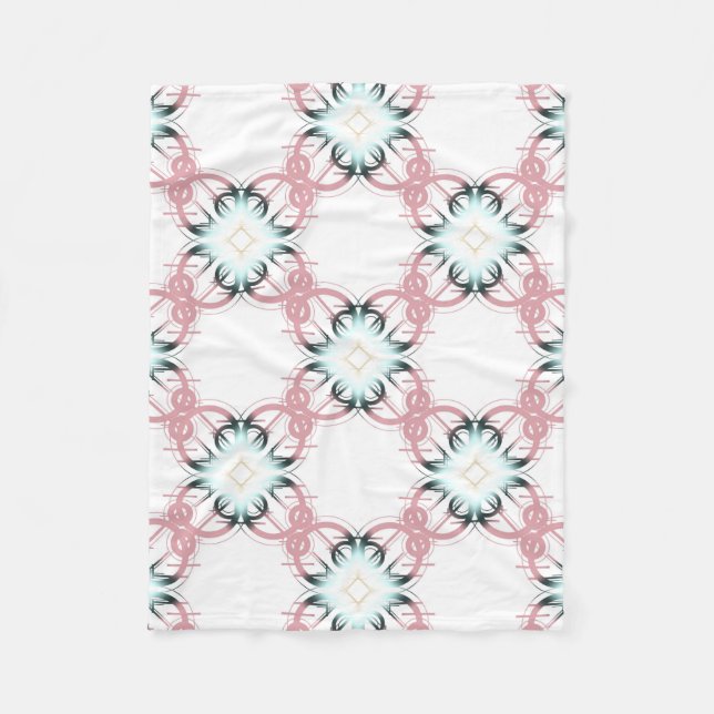 Cobertor De Velo Ornamento geométrico. (Frente)