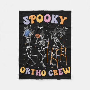 Cobertor De Velo Ortho Crew Halloween Dançando Ortopedia Spooky Ske