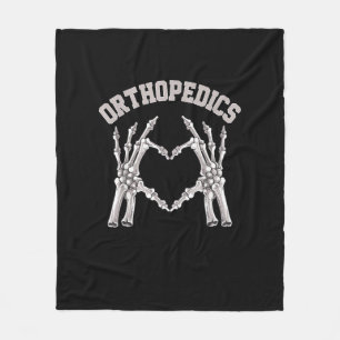 Cobertor De Velo Ortopedia Esqueleto Enfermeira Ortográfica Mão Rn