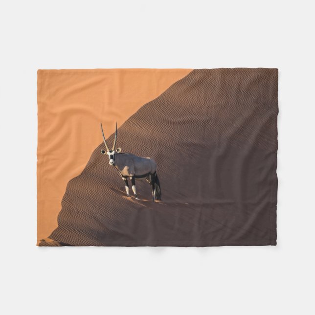 Cobertor De Velo Oryx na borda, Namíbia (Frente (Horizontal))