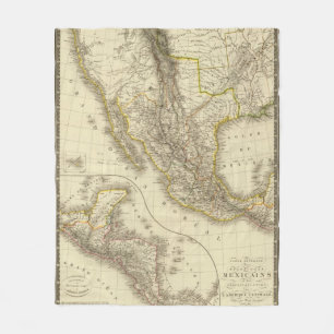 Cobertor De Velo Os Estados Unidos mexicanos, América Central