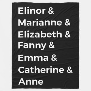 Cobertor De Velo Os Heroínas de Jane Austen I