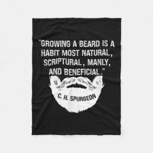 Cobertor De Velo Os Homens Que Cultivam Uma Barba São Naturais; Man