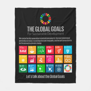 Cobertor De Velo Os Objetivos Globais do SDG 2030 da ONU