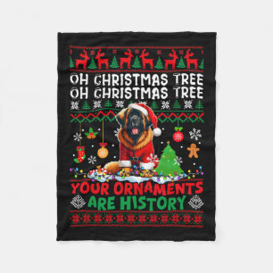 Cobertor De Velo Os Ornamentos De Árvores Xmas São Históricos, Papa