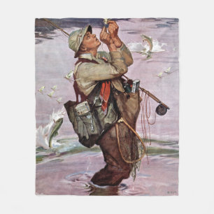 Cobertor De Velo Os peixes estão saltando