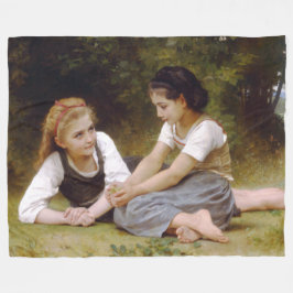 Cobertor De Velo Os recolectores da porca por W.A. Bouguereau