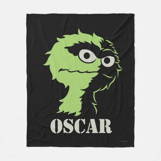 Cobertor De Velo Oscar, o Grouch Half (Frente)