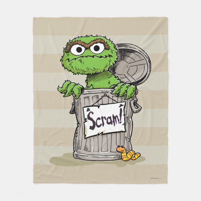 Cobertor De Velo Oscar, o Grouch Scram (Frente)