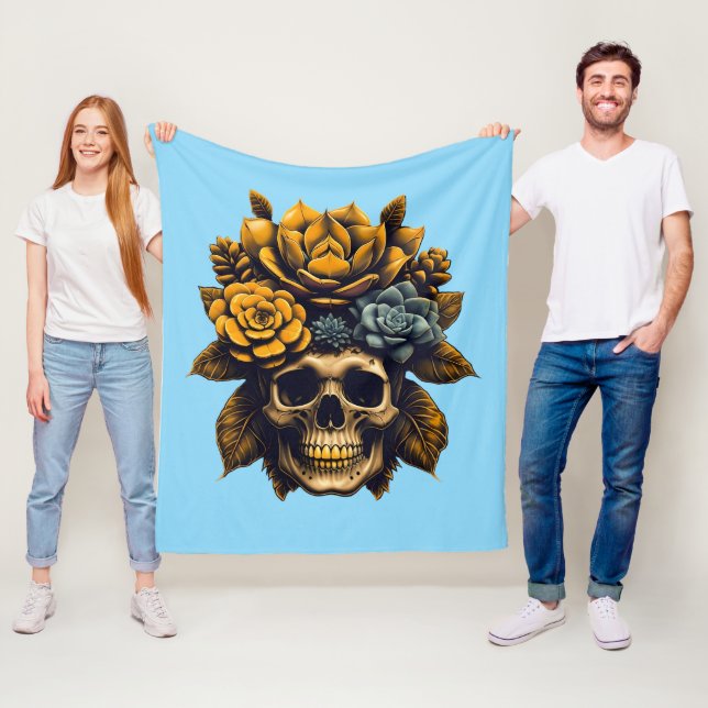 Cobertor De Velo Ossos para Bloom (In Situ)