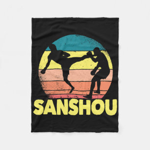 Cobertor De Velo Ótimo Sanshou Design Kickboxing Chinês Artes Marci