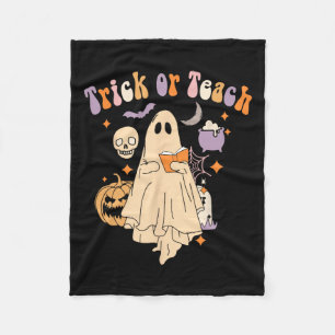 Cobertor De Velo Ou Ensinar Professora De Ensino De Halloween Retro