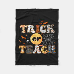 Cobertor De Velo Ou Ensinar Professora De Ensino De Halloween Retro
