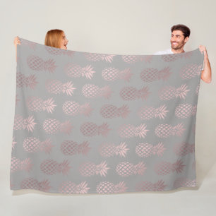 Cobertor De Velo Ouro cor-de-rosa feminino elegante & teste padrão