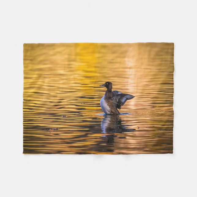 Cobertor De Velo Ouro de um lago ouro (Frente (Horizontal))