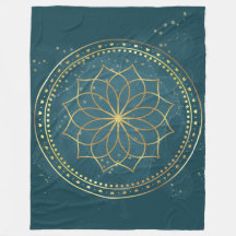 Ouro Mandala em Teal
