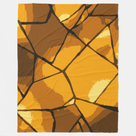 Cobertor De Velo Ouro Mosaico - Arte de Vidro