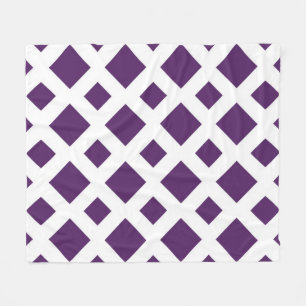 Cobertor De Velo Ouros roxos em branco