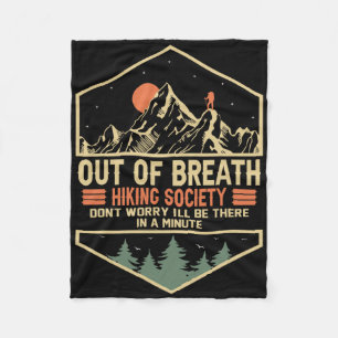 Cobertor De Velo Out Of Breath Hiking Society 1