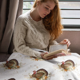 Cobertor De Velo Outono Queda Ação de Graças na Turquia