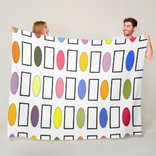 Cobertor De Velo Ovalas e Retângulos - Jardim Flor