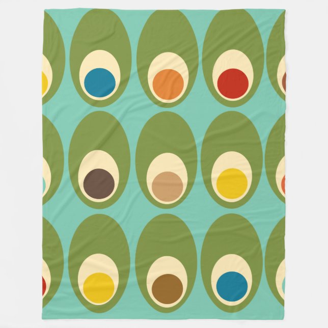 Cobertor De Velo Ovos Modernos do Século médio (Frente)