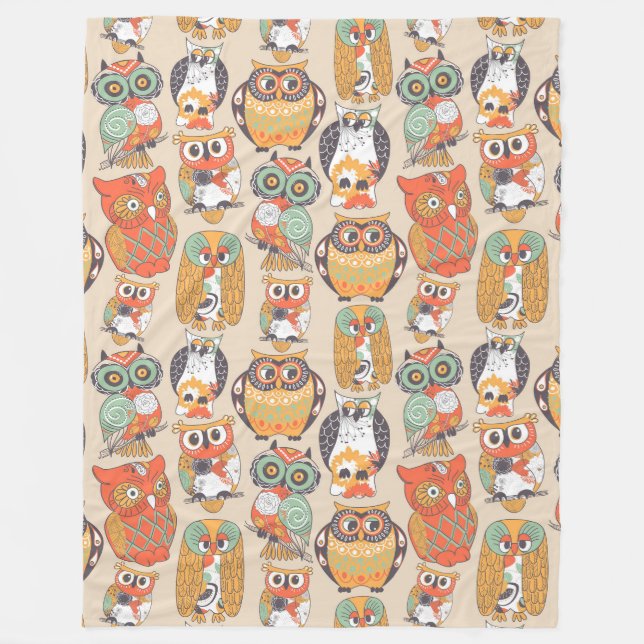 Cobertor De Velo Owl Be Collection Fleece Blanket (Frente)