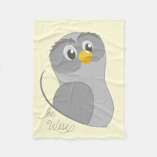 Cobertor De Velo Owl-Be Wise Fleece Blanket