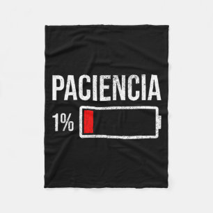 Cobertor De Velo Paciência 1 Paciência Em 1 Bateria Baixa Humor Div