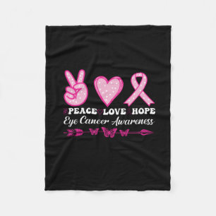 Cobertor De Velo paciência amor esperança olhal cancer