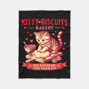 Cobertor De Velo Padaria Kitty Biscuits Nós Amassamos Em Você Preci