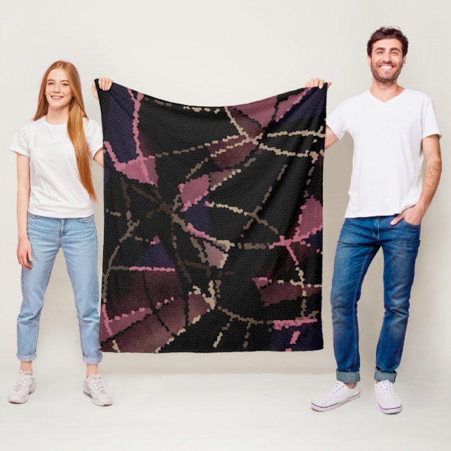 Cobertor De Velo padrão abstrato mosaico (In Situ)