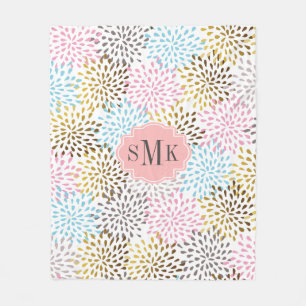 Cobertor De Velo padrão abstrato starburst