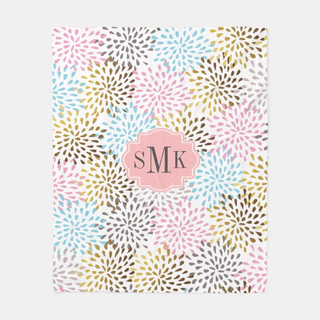 Cobertor De Velo padrão abstrato starburst (Frente)