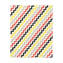 Padrão Africano Zigzag Diagonal Amarelo Negro