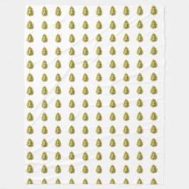 Cobertor De Velo Padrão amarelo