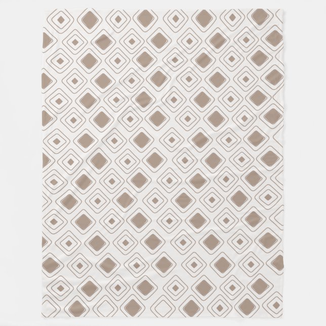 Cobertor De Velo Padrão Aztec Geométrico Tribal Neutral Boho Soft (Frente)