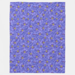 Cobertor De Velo Padrão Azul de Linho Invisível