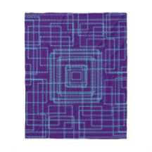 Padrão azul geométrico