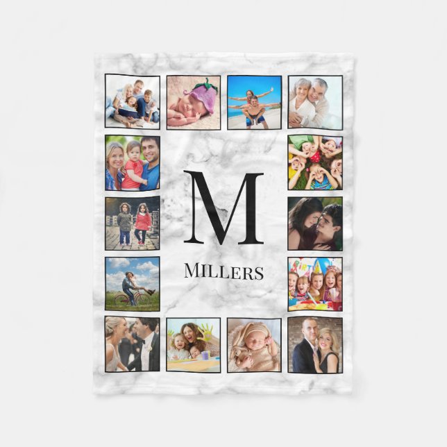 Cobertor De Velo Padrão Branco da Pedra Marble (Frente)