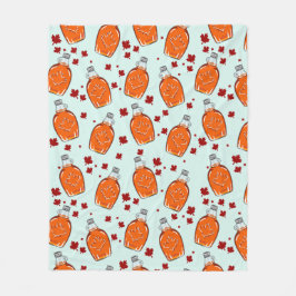 Cobertor De Velo Padrão Canadiano do Xarope