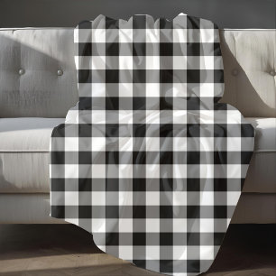 Cobertor De Velo Padrão Clássico de Verificação de Gingham Pret