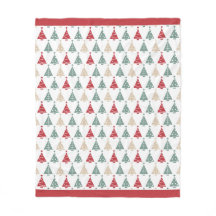 Padrão Colorido da Árvore de Natal Moderna