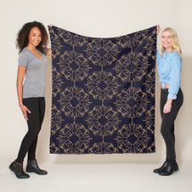 Padrão contínuo Damask ornamental