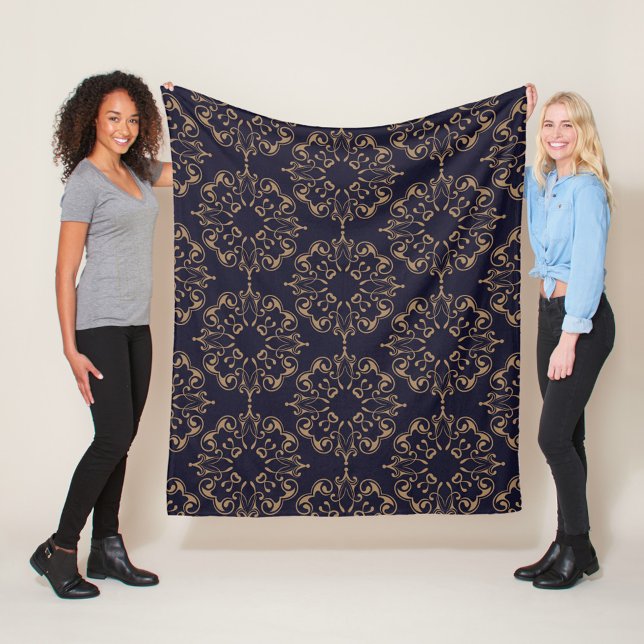 Cobertor De Velo Padrão contínuo Damask ornamental (Criador carregado)