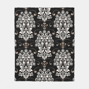 Cobertor De Velo Padrão contínuo Pretty Damask
