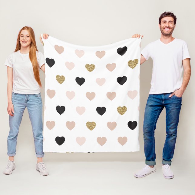 Cobertor De Velo Padrão Corações 31 (In Situ)